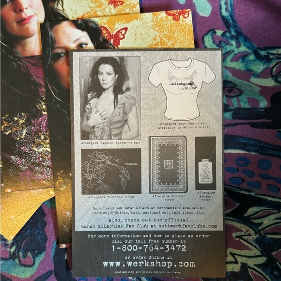 Sarah McLachlan postcards - Picture 2 of 3